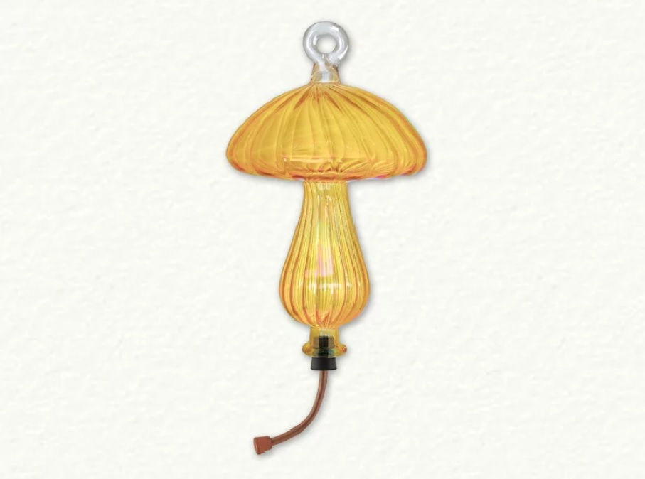 Mushroom-Shaped Bird Feeder