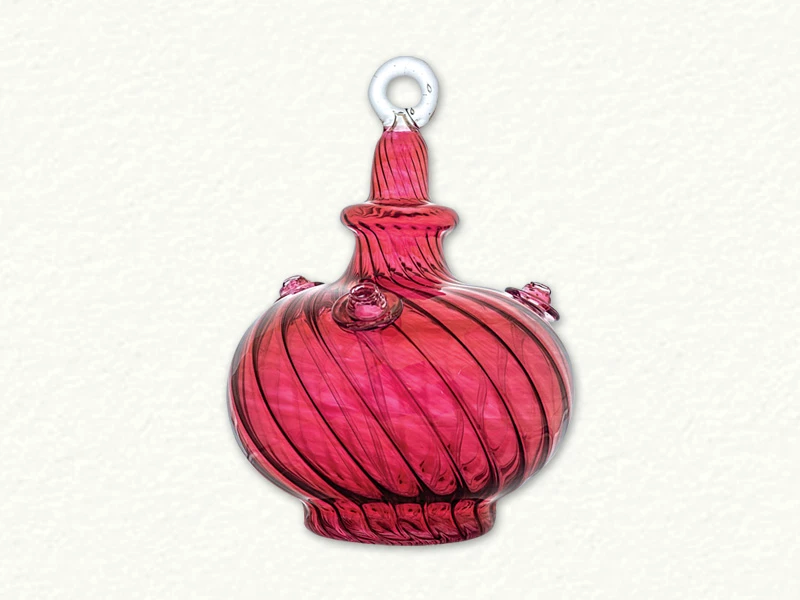 Swirled Perfume Glass Bottles